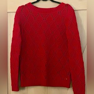 Tommy Hilfiger Red Knitted Sweater